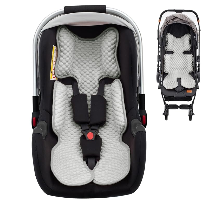 Mink Dot Baby Car Seat Cooling Pad with 3D Breathable Mesh, Multifunct