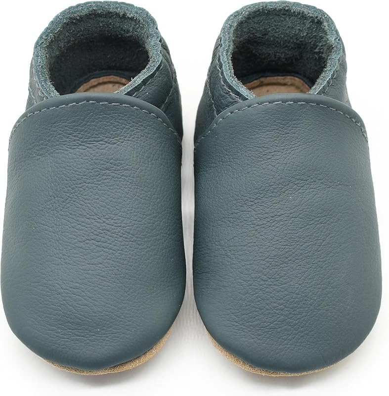 Genuine Leather Soft Sole Baby Booties, Flexible Breathable Toddler Wa