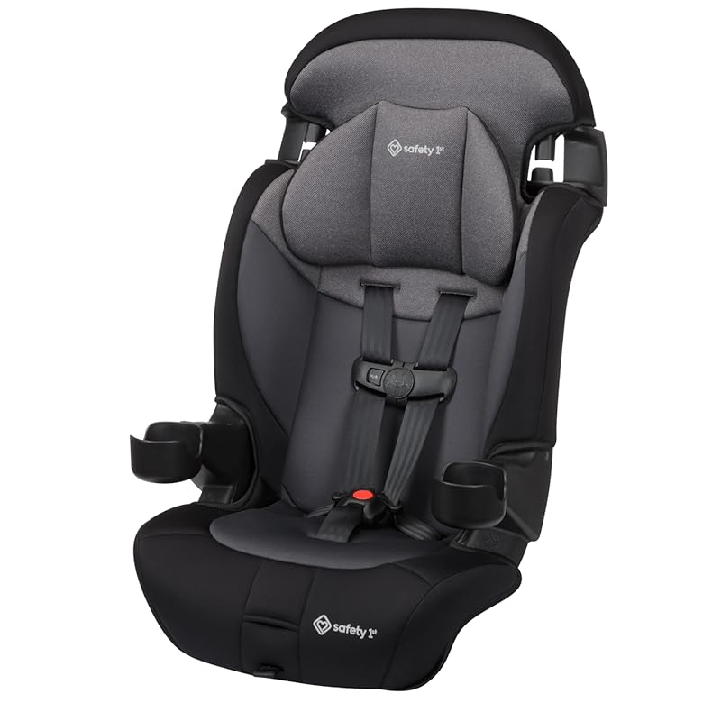 Safety 1st Grand 2-in-1 Booster Car Seat Converts High Back to Belt-Po