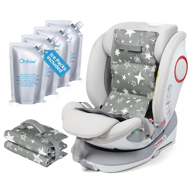 Orzbow Toddler Car Seat Cooling Pad with Removable Ice Pack, Portable 