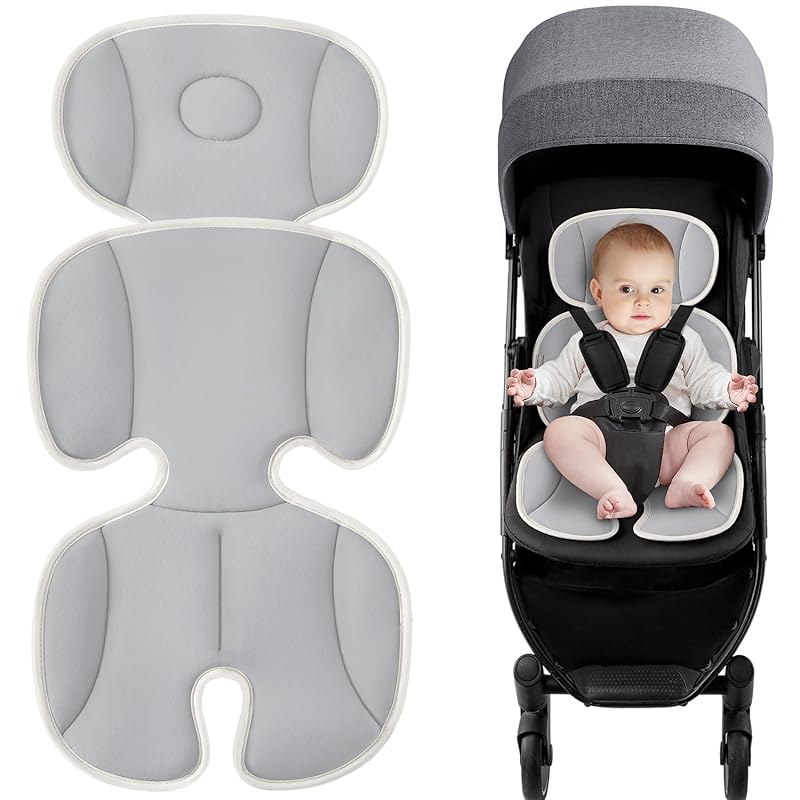 Universal Baby Stroller Cooling Pad with Breathable, Soft, Adjustable 