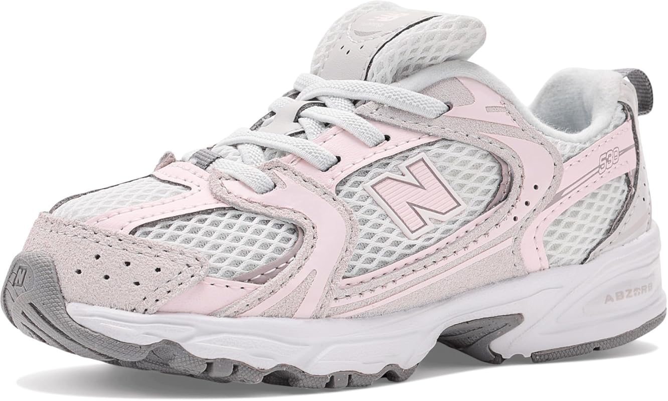 New Balance Baby-Boys 530 Bungee Sneakers for Infant and Toddler with 