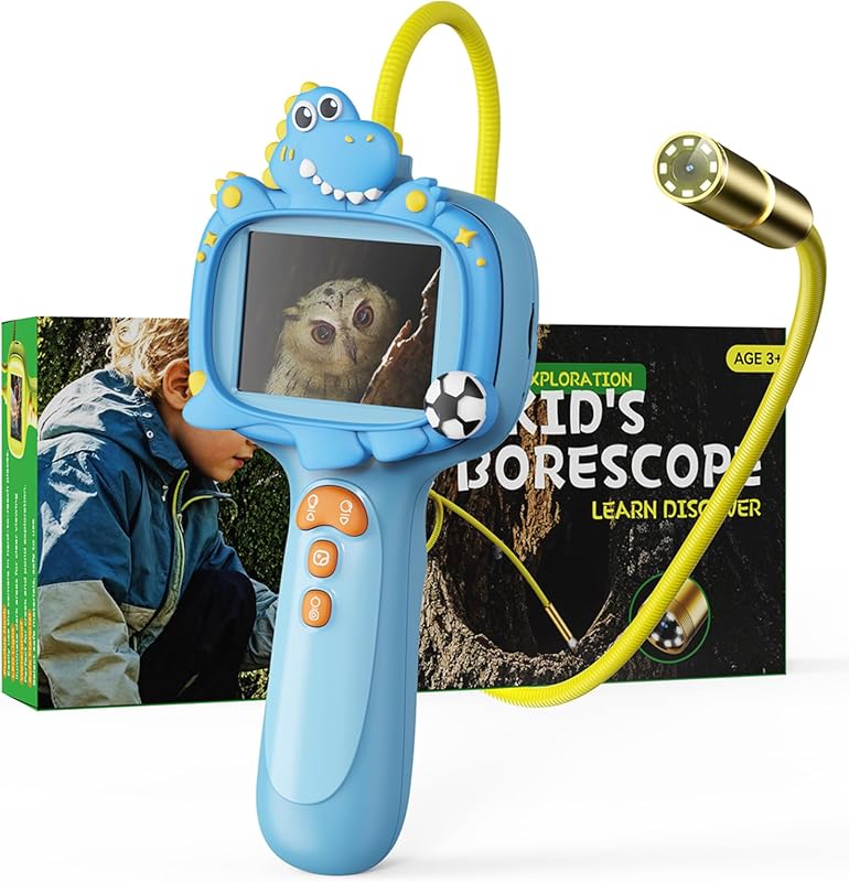 Borescope Camera Toy with Light for Kids, STEM Educational Snake Scope