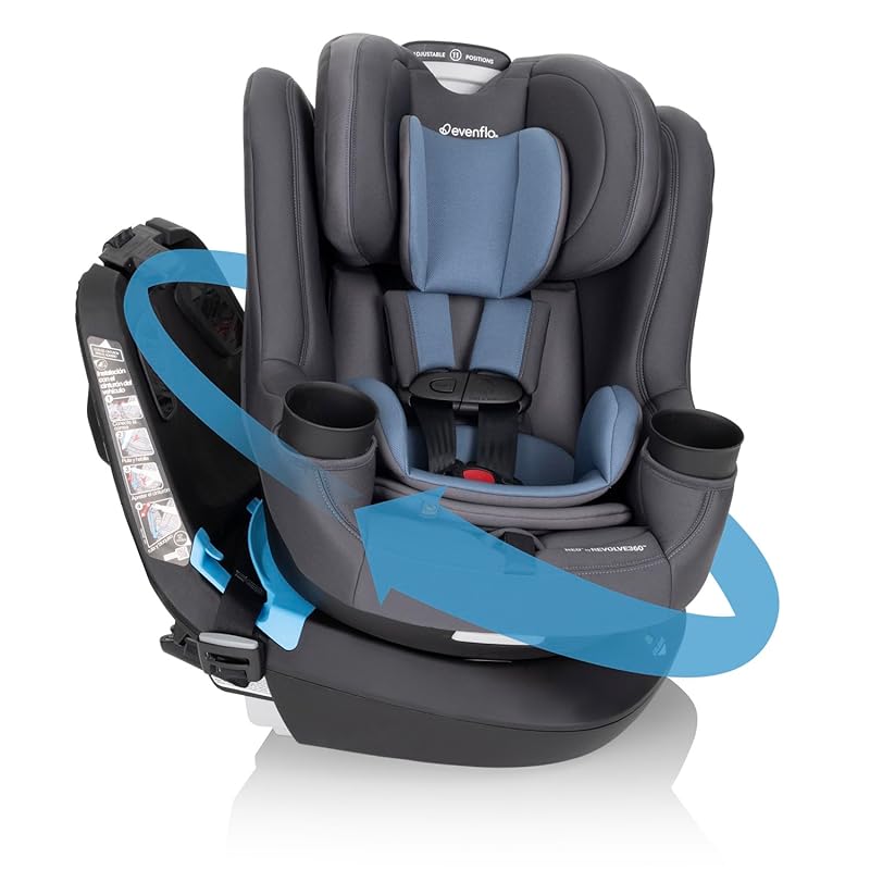 Evenflo REO by Revolve360 Rotating Convertible Car Seat with Quick Cle