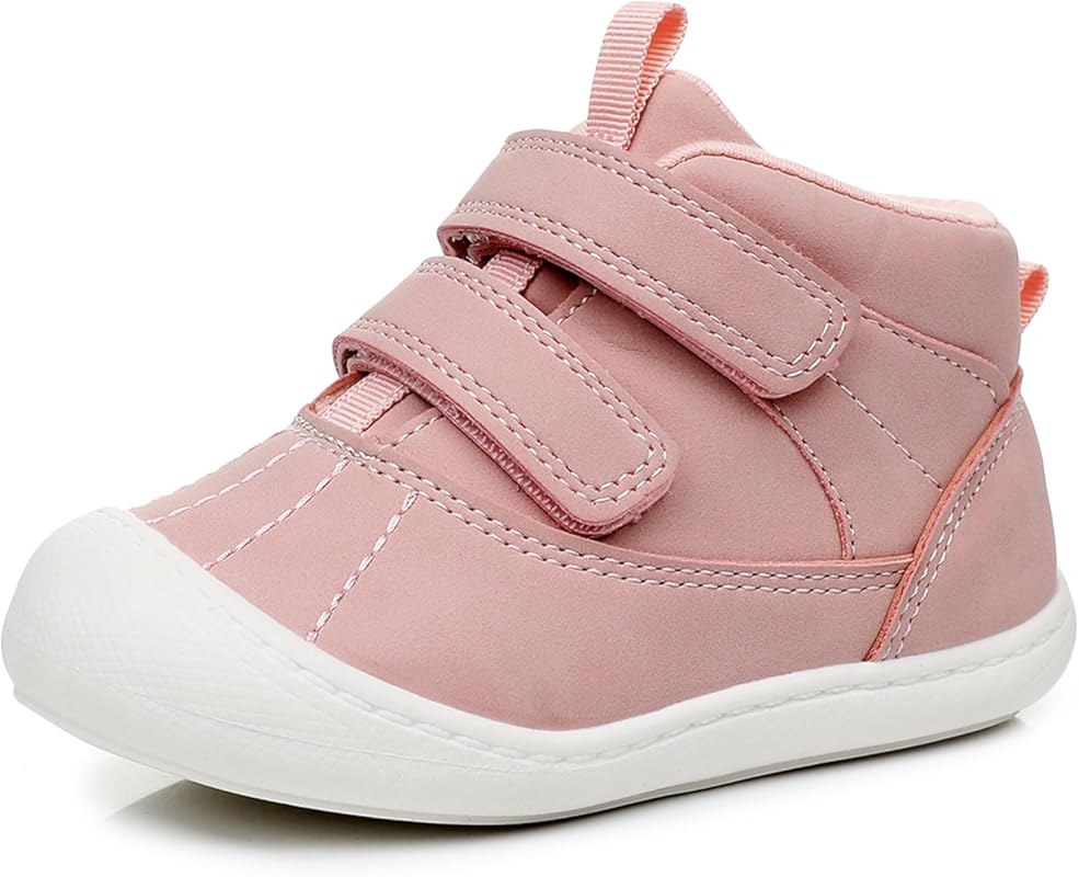 Ahannie Toddler Boots for Boys & Girls, Water-Resistant, Protective To
