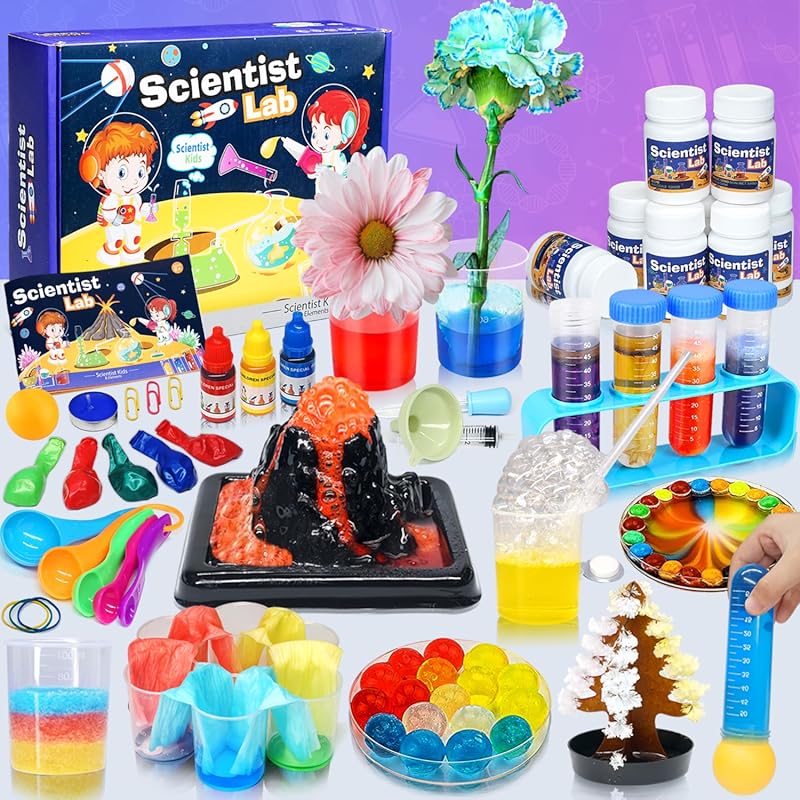 Kids Science Kit with 70 Lab Experiments and 60+ STEM Toys for Ages 6-
