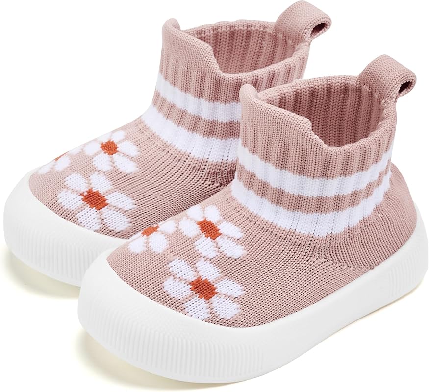 VIFUUR Non-Slip Toddler Sneakers for Babies 6-24 Months, Lightweight F