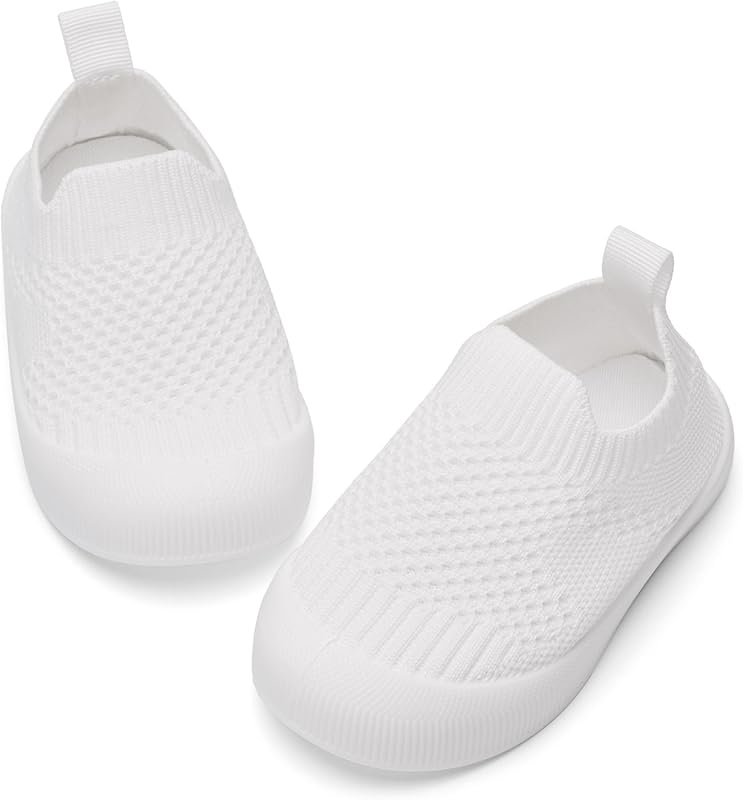 BACSAC Beige Breathable Mesh Baby Shoes with Non-Slip Soles, Unisex To