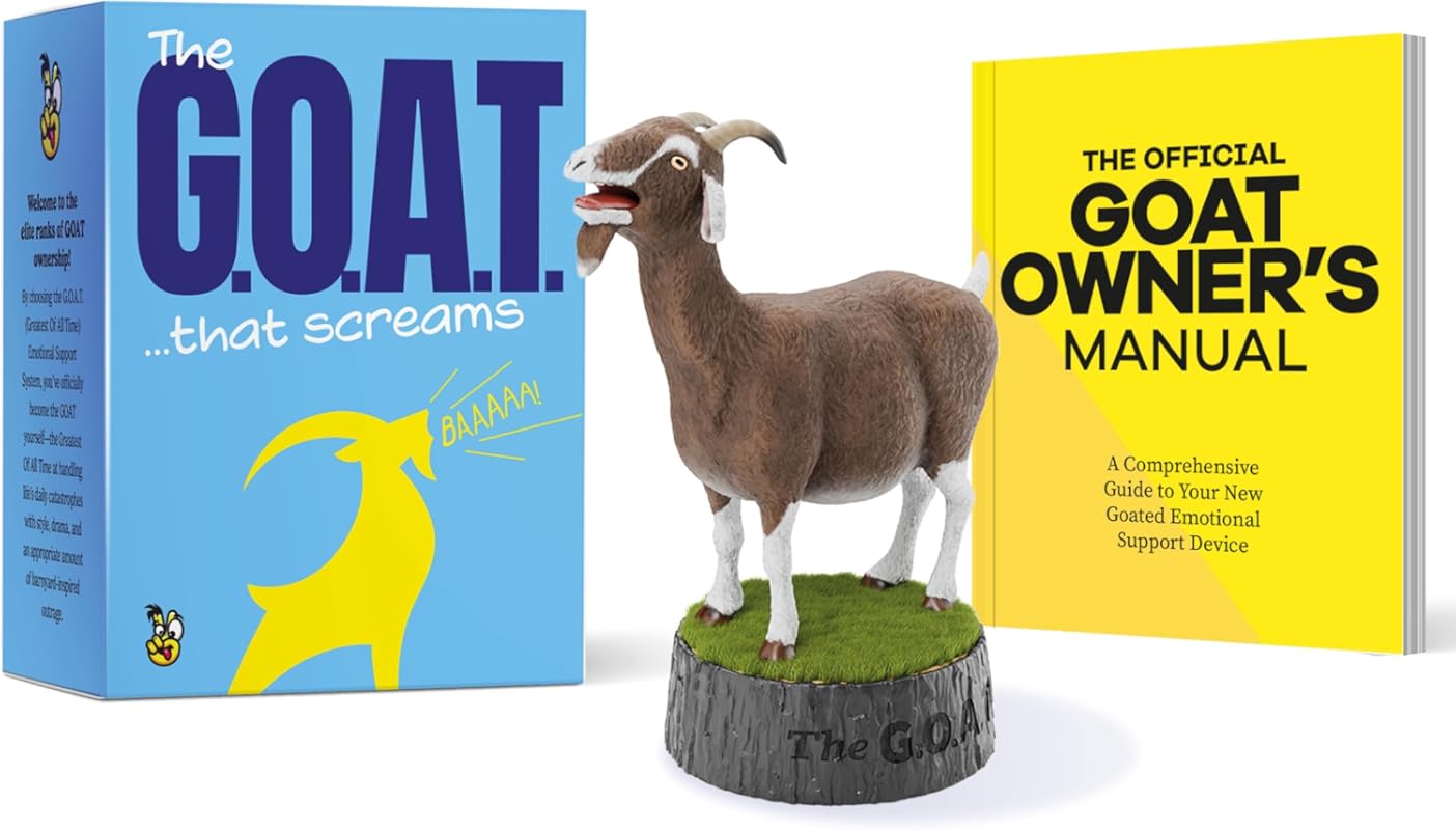 The Screaming Goat Desk Toy - Unique White Elephant Gift and Hilarious