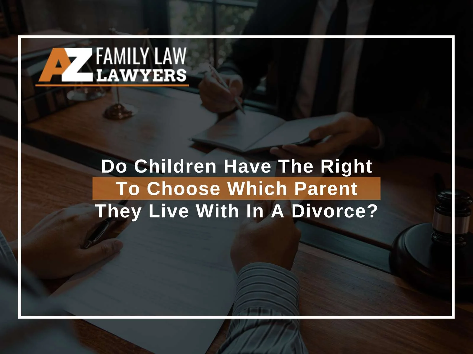 What the Law Typically Considers When a Child Has a Preference for Can a Child Choose Which Parent to Live With Legally