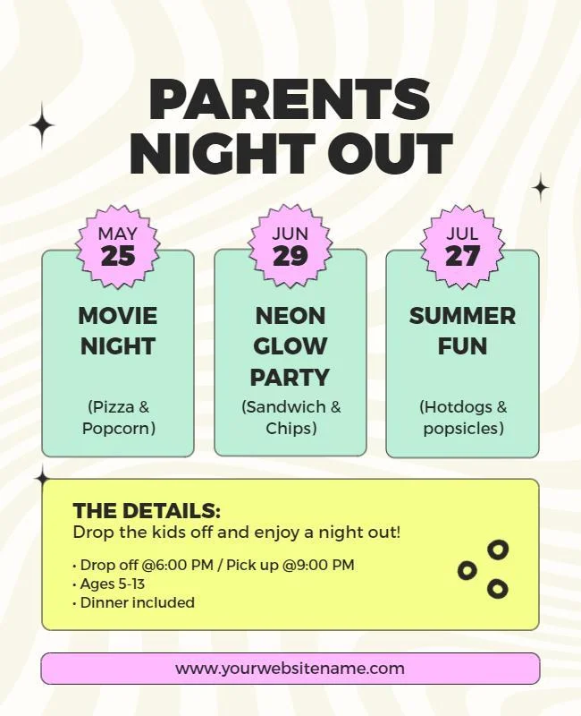 Best Parents Night Out Ideas That Feel Fun Without Feeling Like More Work for Parents Night Out Ideas for a Fun Stress Fre...